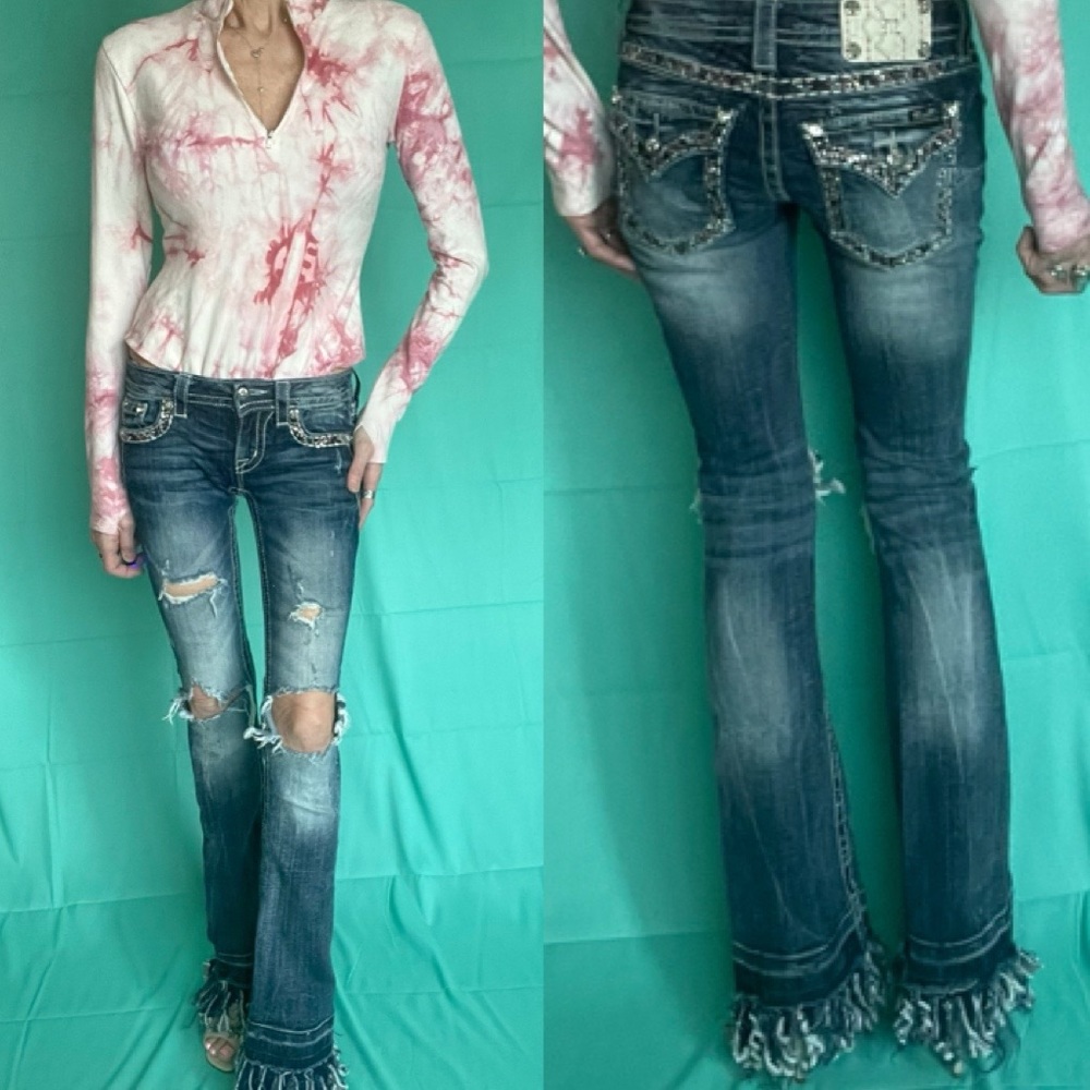 Miss me signature boot, cut size 25 jeans - Picture 5 of 17